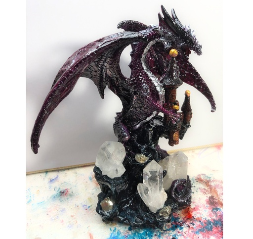 [20221207] Grand dragon aux couleurs violet et argenté